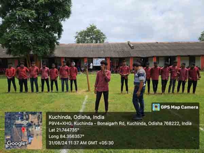Observation of National Sports Day at Kuchinda College, Kuchinda