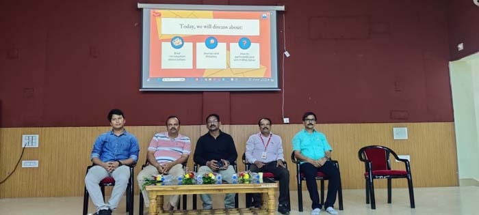 Carrier counseling on FINANCIAL INCLUSION AND  PHILATELY at KUCHINDA COLLEGE, KUCHINDA on 08.10.2024.