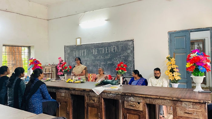 Departmental farewell (Dept. of  Botany ) to Mrs Subhadra Das