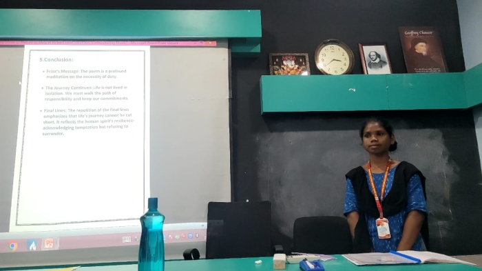 Weekly Seminar of English Department(Mansi Dhurua and Sandhya rani Chhatria-Power and possibilities of Communication)