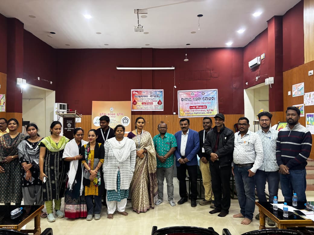 Blood Donation Camp Organised by NSS(+3 unit)