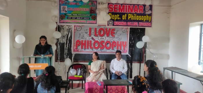 Seminar cum farewell ceremony dept. of Philosophy.
