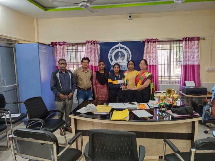 Champion in KABADDI WOMEN'S in BLOCK LEVEL SPORT'S ACTIVITIES in view of upcoming Men's FIH HOCKEY WORLD CUP.