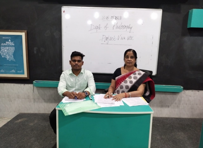 Dept. Of Philosophy : PROJECT VIVA VOCE,dt.06.05.2023.