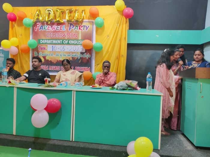 Dept of English : Farewell to 6th sem.students.