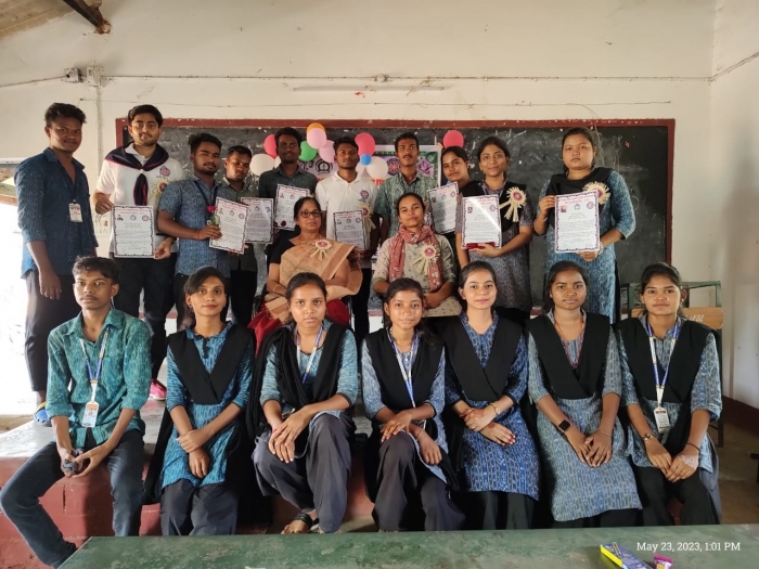 Felicitation to NSS VOLUNTEERS (+3 final year student,2023)