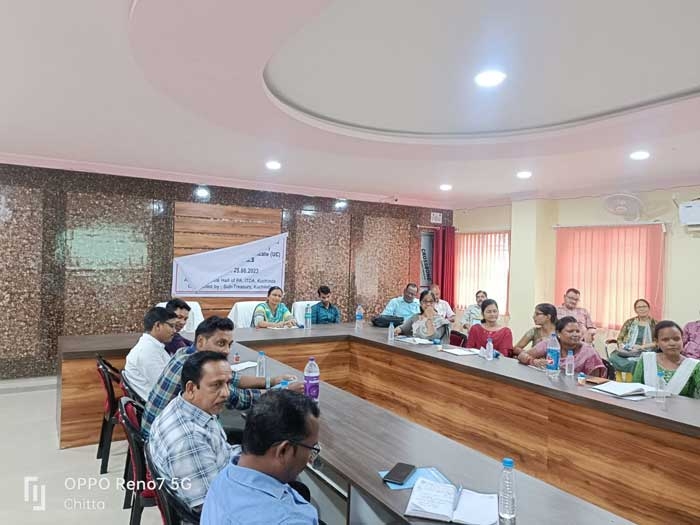 Attending Training on revised procedures for Final payment of GPF and  Utilisation certificates,module of IFMS, convened by SUB TREASURY , KUCHINDA.