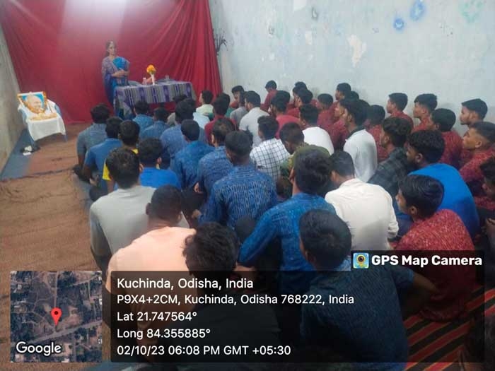 Observation of Gandhi Jayanti  in Kuchinda College, Kuchinda and Boys Hostel, Kuchinda College, Kuchinda.