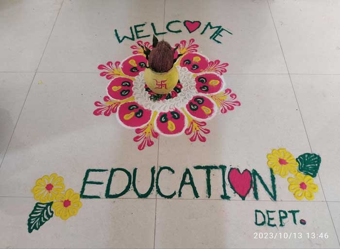 Welcome meeting of dept. of Education